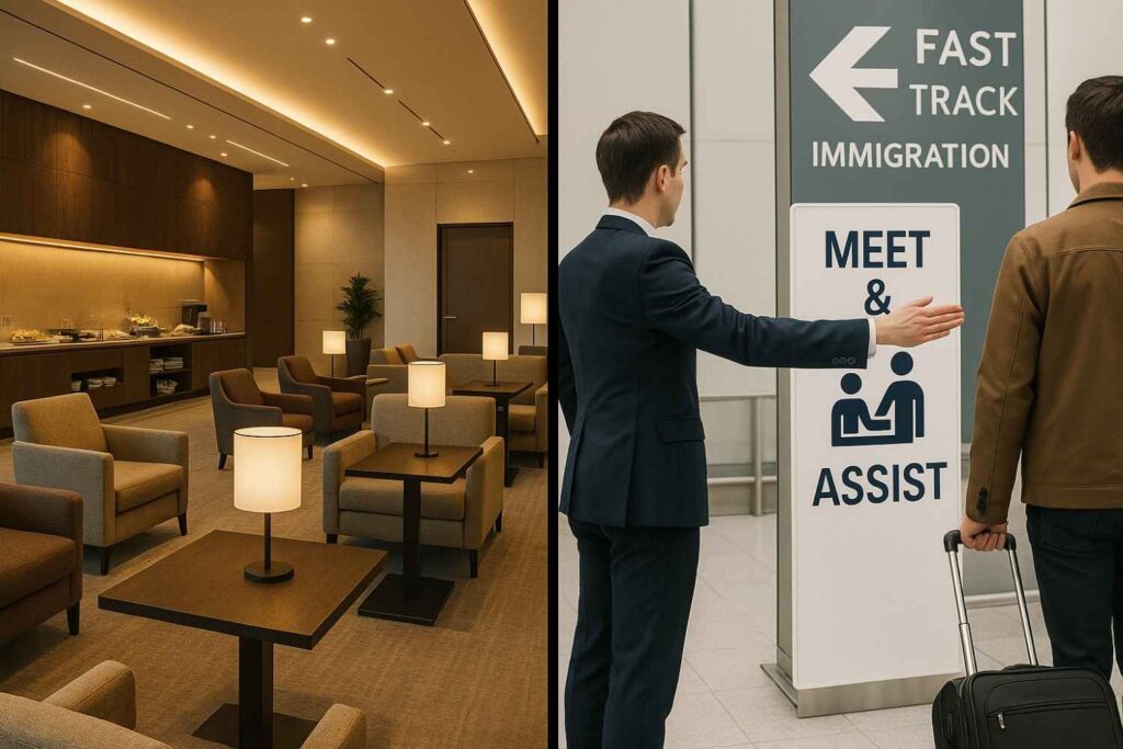 Luxury Lounge vs Meet & Assist comparison